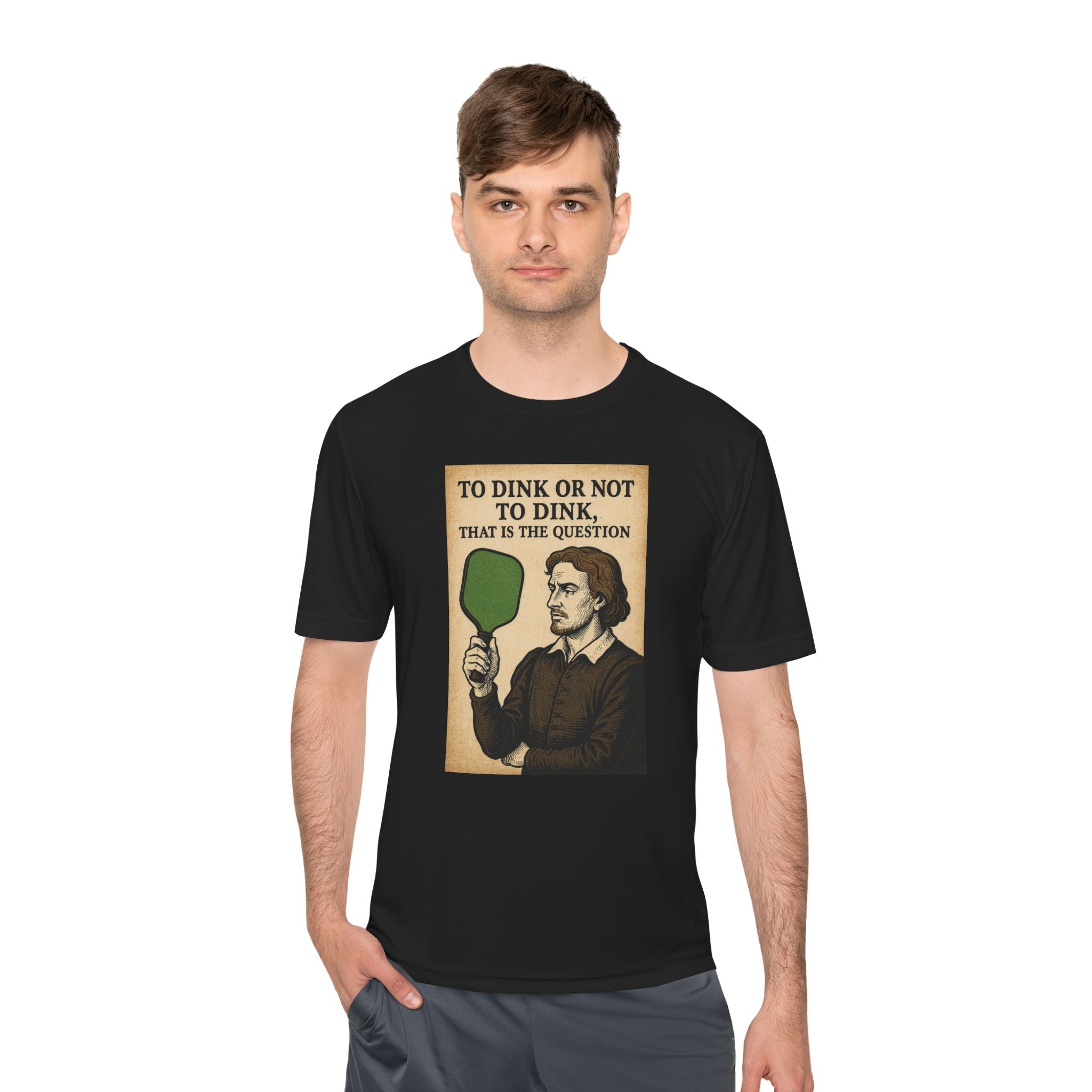 To Dink or Not To Dink Pickleball Unisex Moisture Wicking Tee