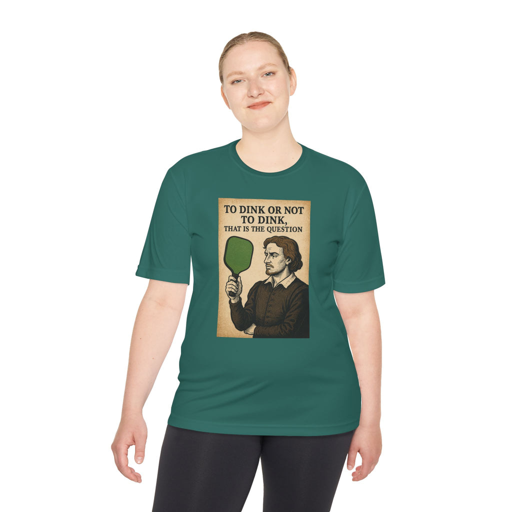To Dink or Not To Dink Pickleball Unisex Moisture Wicking Tee