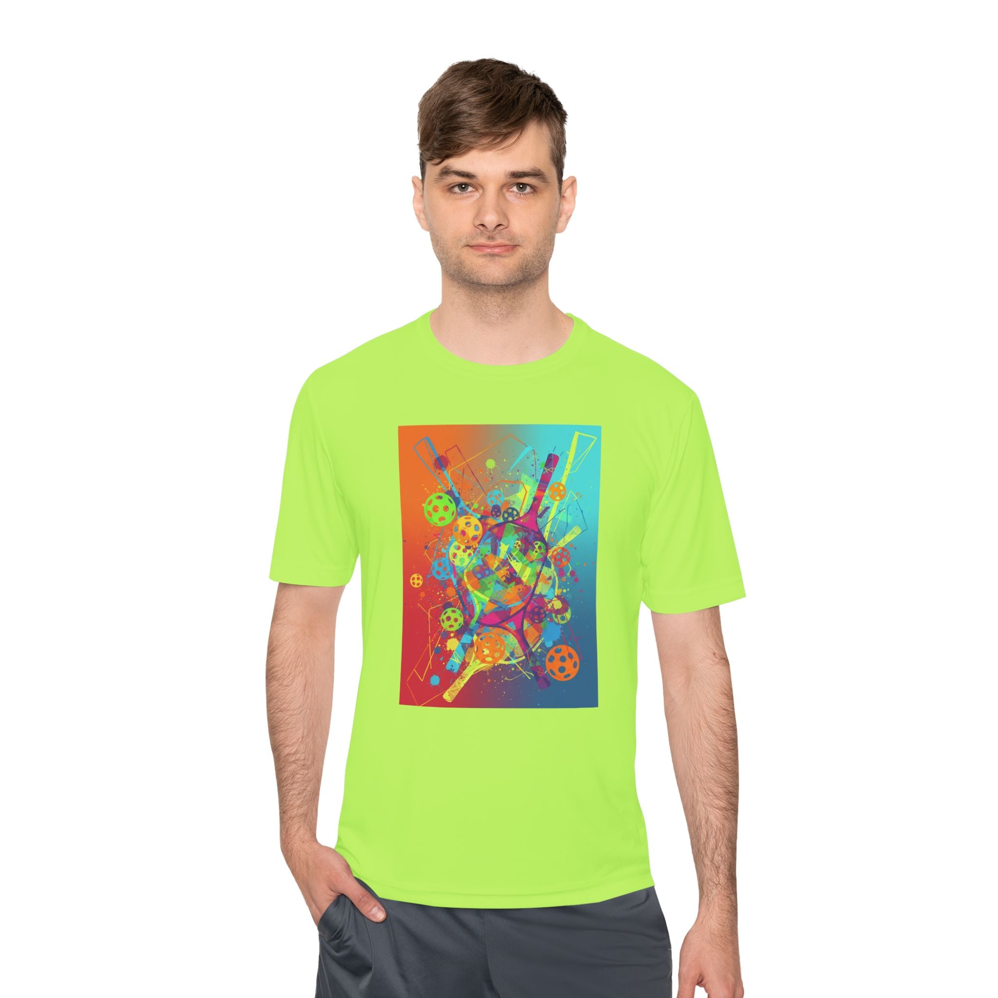 Pickleball Is Colorful - Unisex Moisture Wicking Tee