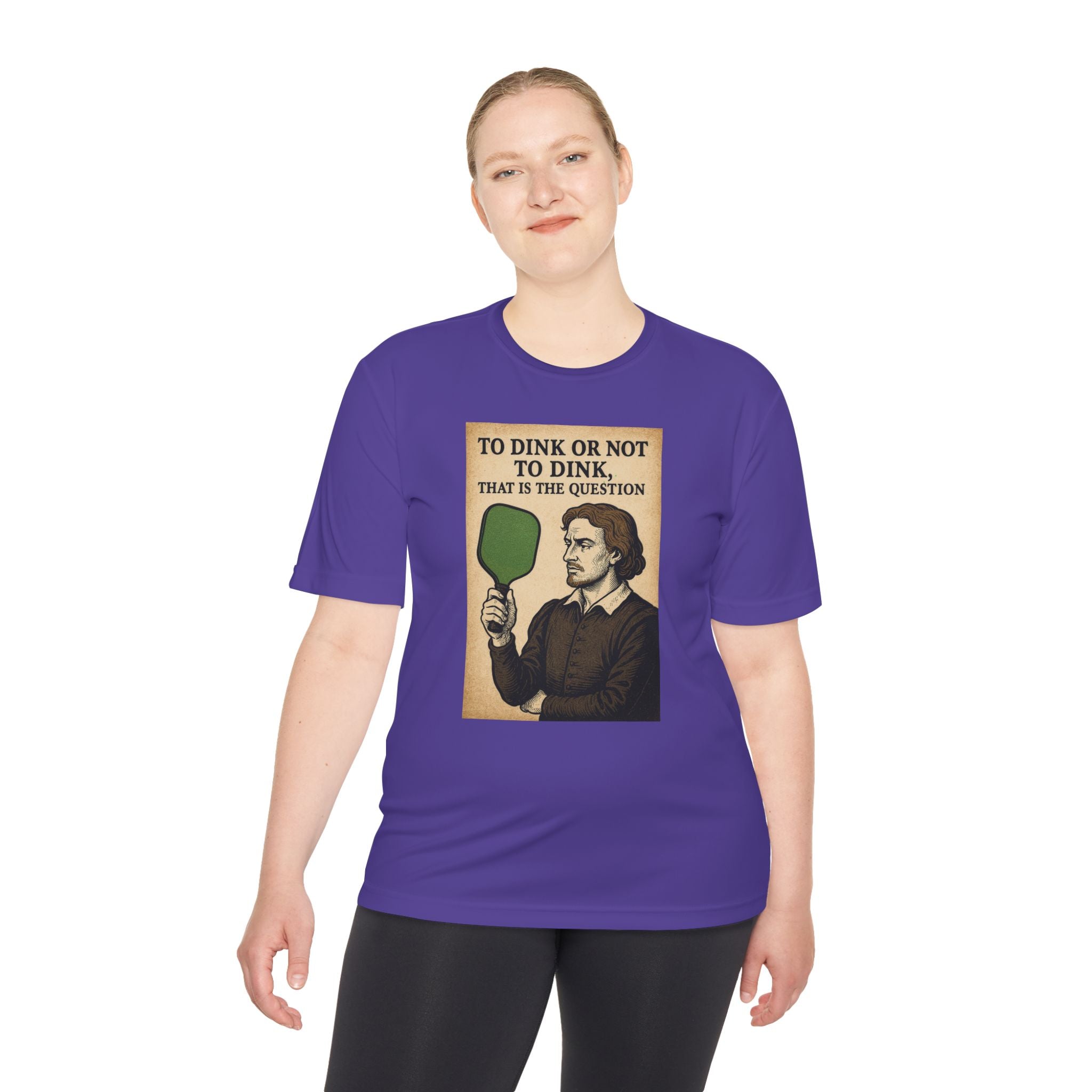 To Dink or Not To Dink Pickleball Unisex Moisture Wicking Tee