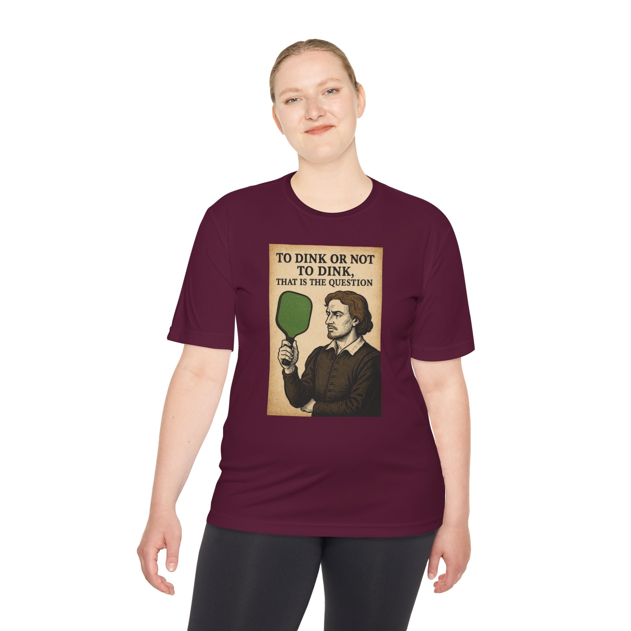 To Dink or Not To Dink Pickleball Unisex Moisture Wicking Tee