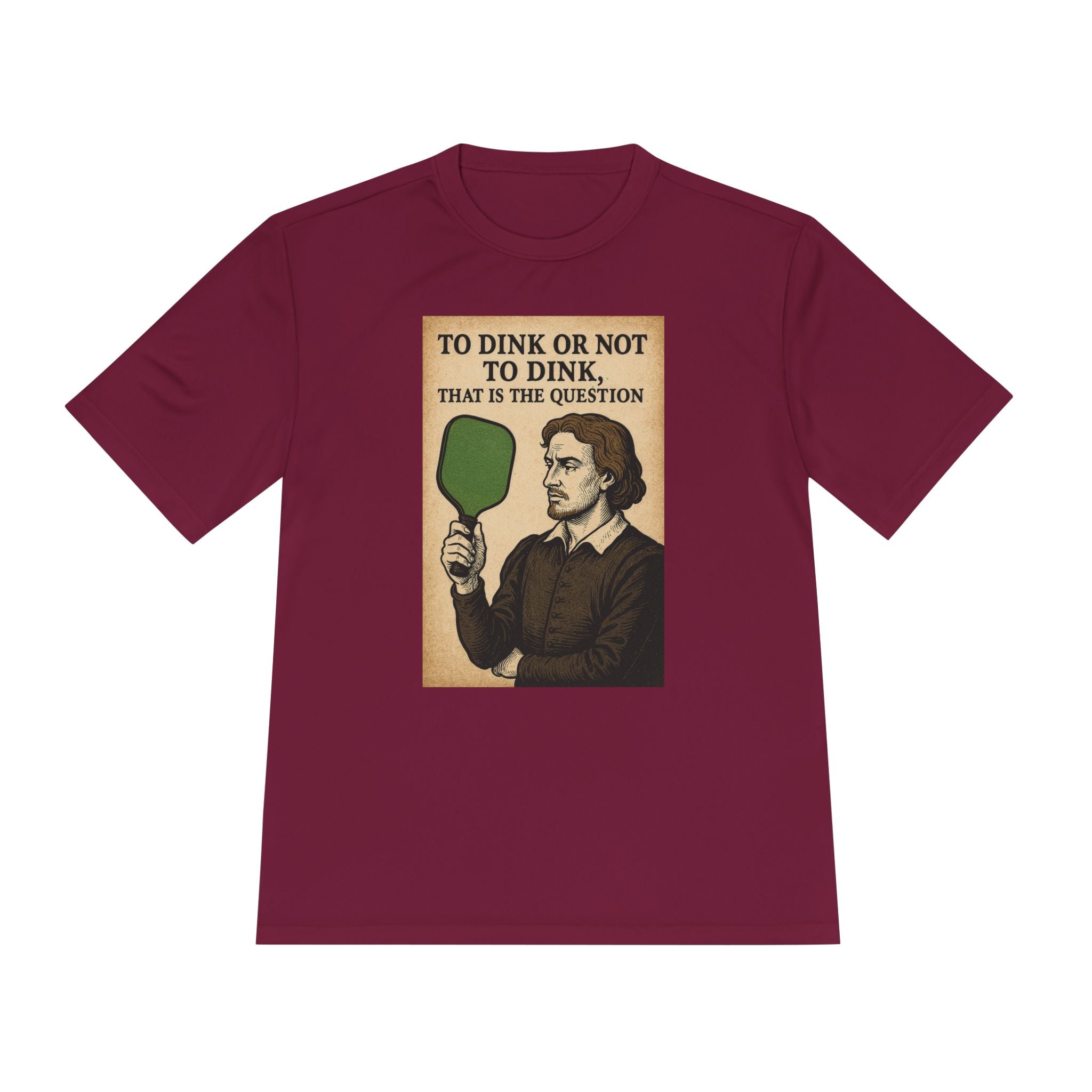 To Dink or Not To Dink Pickleball Unisex Moisture Wicking Tee