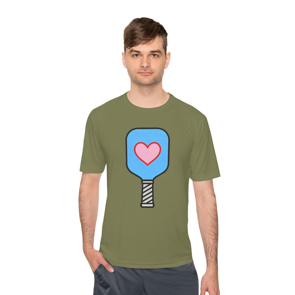 I Love Pickleball - Unisex Moisture Wicking Tee