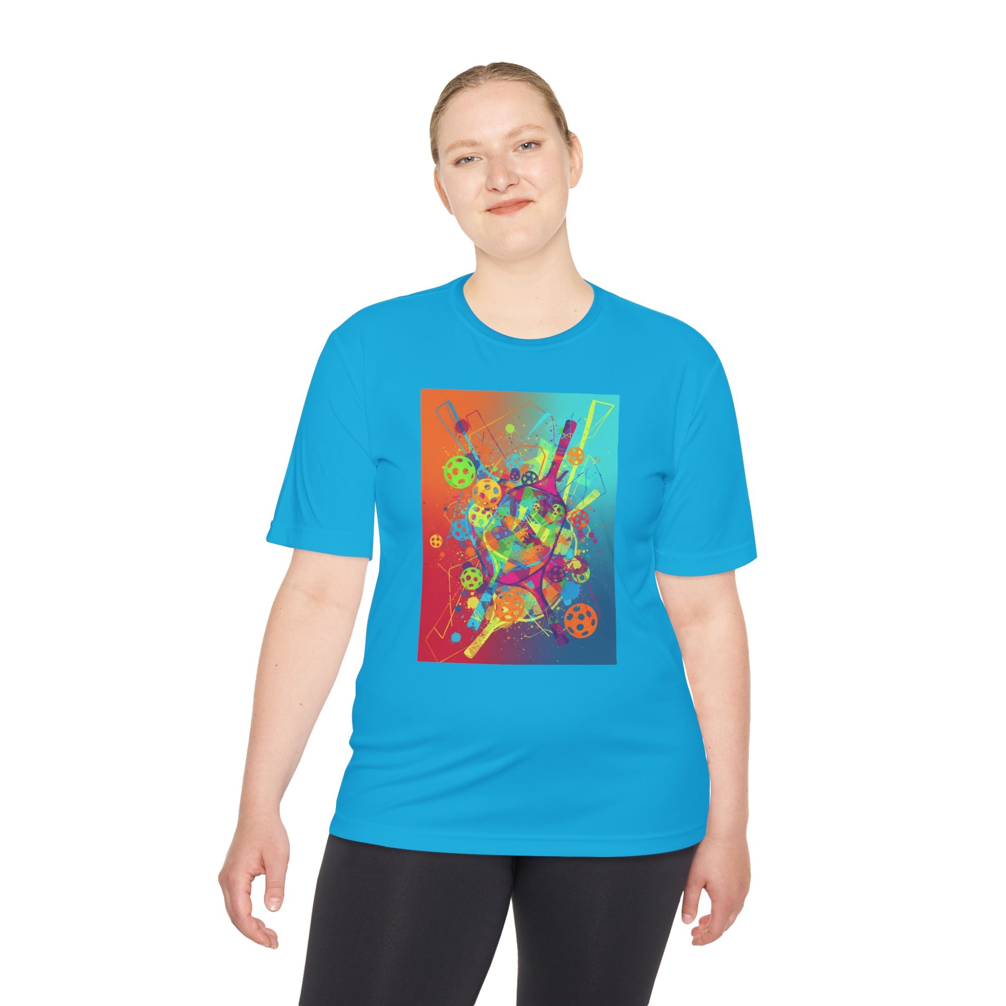 Pickleball Is Colorful - Unisex Moisture Wicking Tee