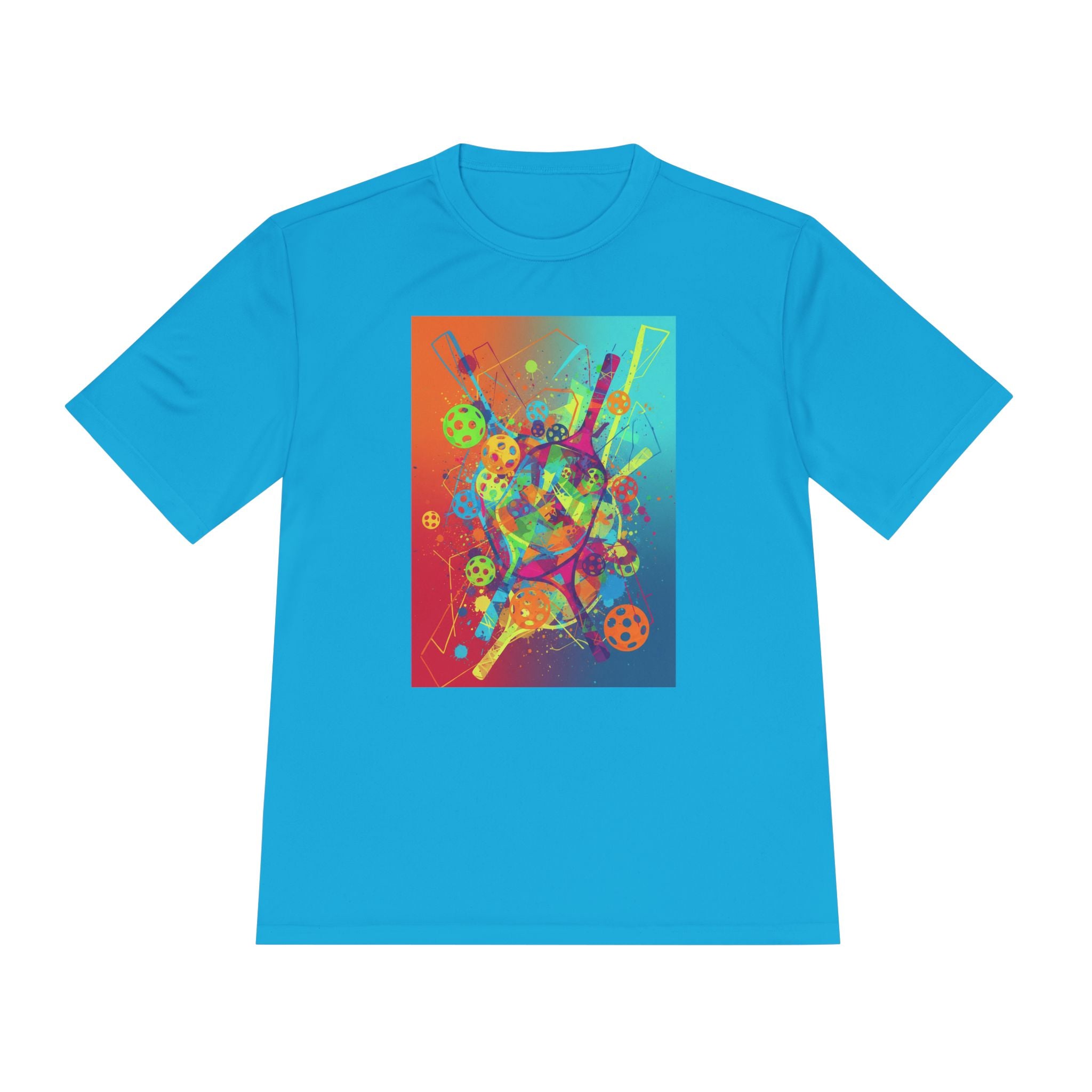 Pickleball Is Colorful - Unisex Moisture Wicking Tee