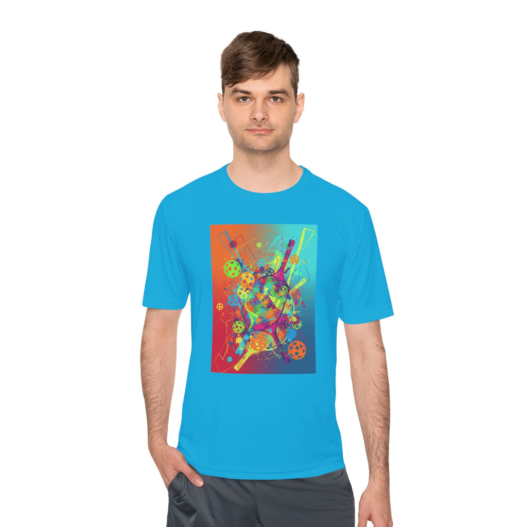 Pickleball Is Colorful - Unisex Moisture Wicking Tee