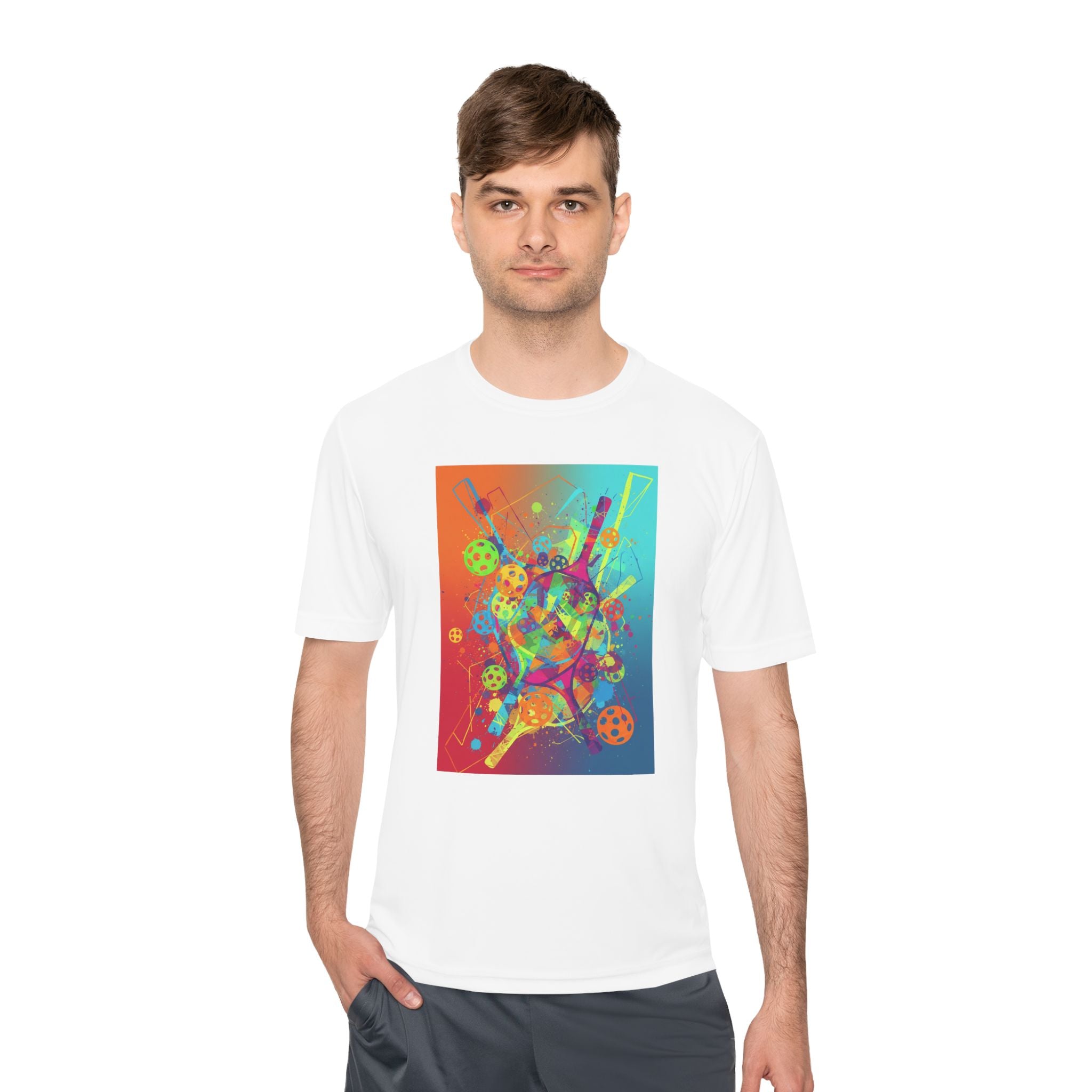 Pickleball Is Colorful - Unisex Moisture Wicking Tee
