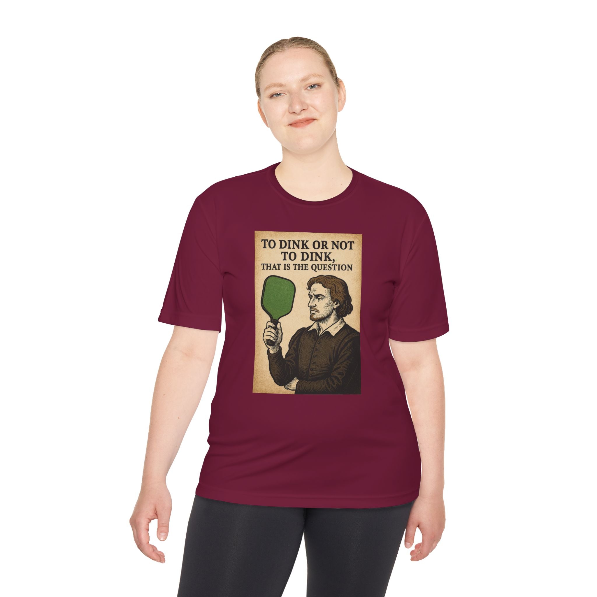 To Dink or Not To Dink Pickleball Unisex Moisture Wicking Tee