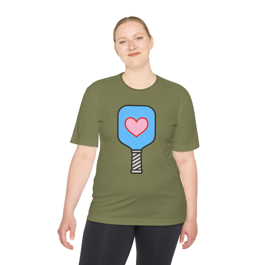 I Love Pickleball - Unisex Moisture Wicking Tee