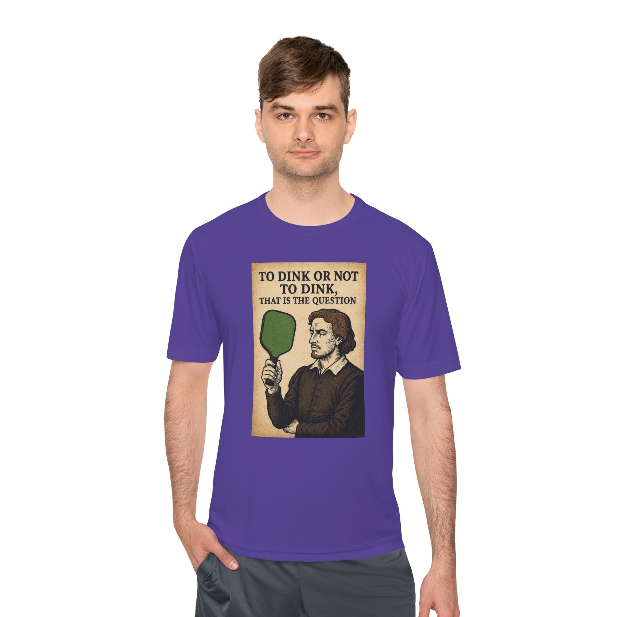To Dink or Not To Dink Pickleball Unisex Moisture Wicking Tee