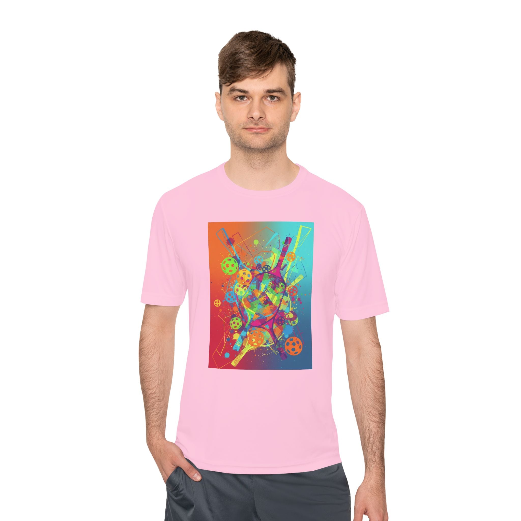 Pickleball Is Colorful - Unisex Moisture Wicking Tee