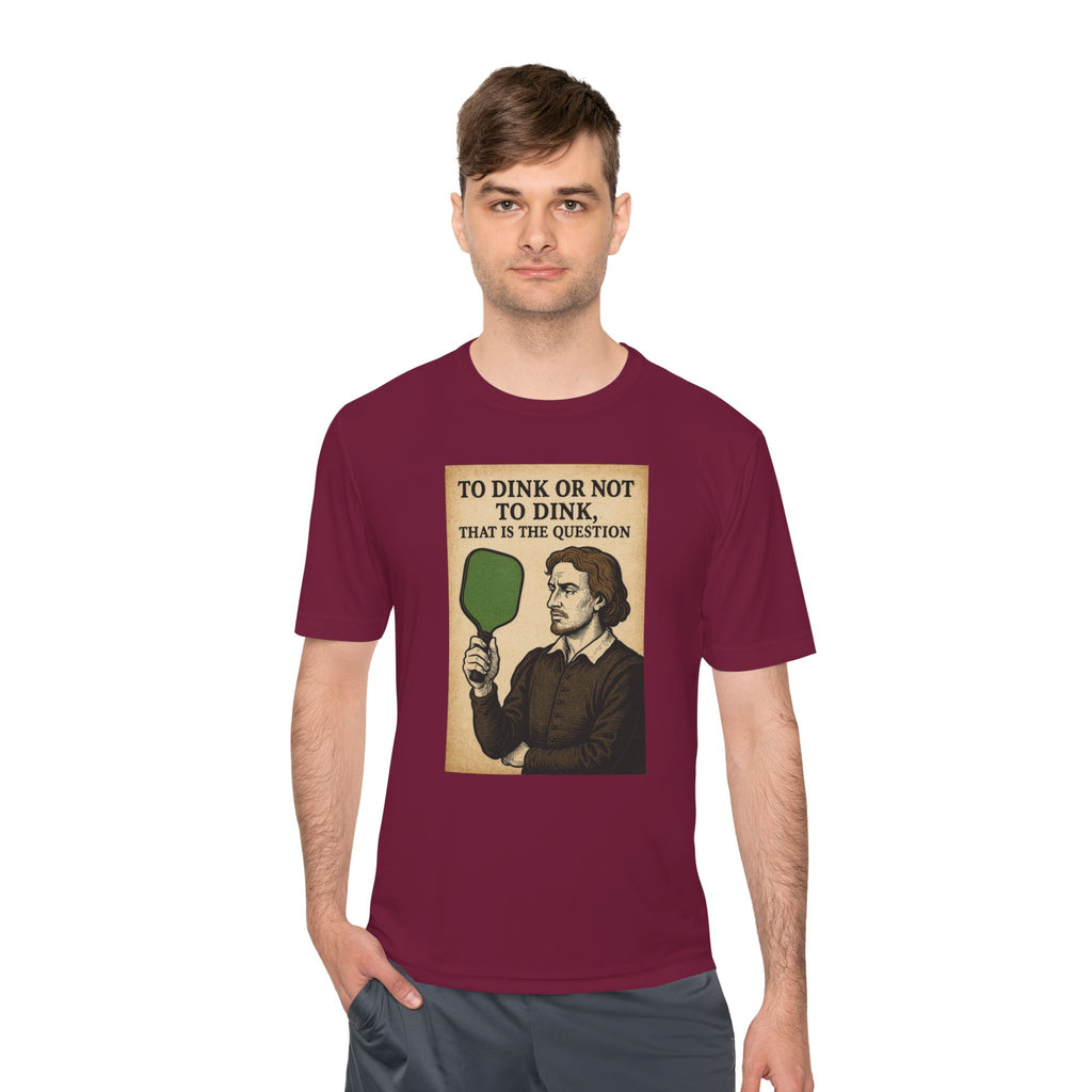 To Dink or Not To Dink Pickleball Unisex Moisture Wicking Tee
