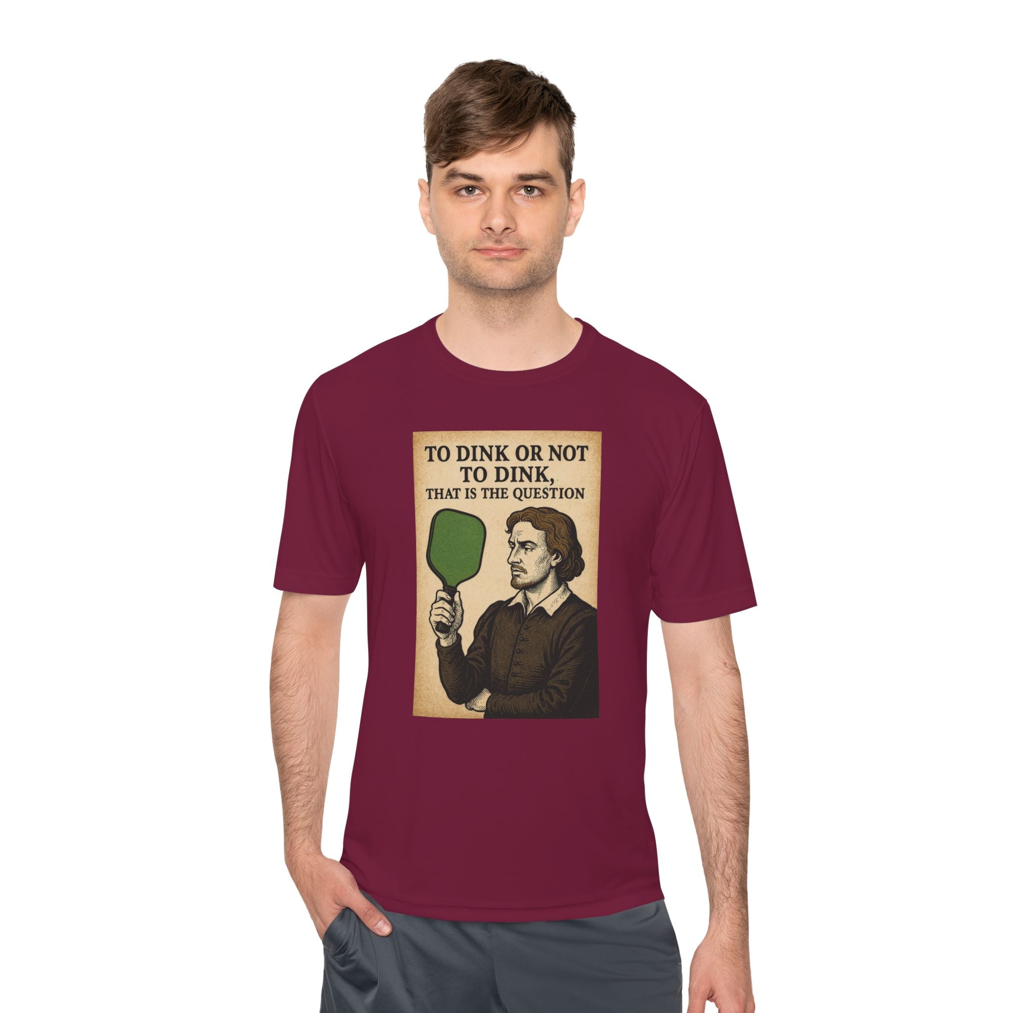 To Dink or Not To Dink Pickleball Unisex Moisture Wicking Tee